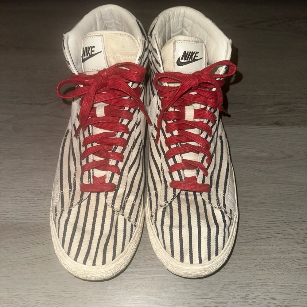 Nike Black and White Sneakers with Retro Design Blazers